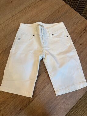 CAbi White Denim Jean Shorts